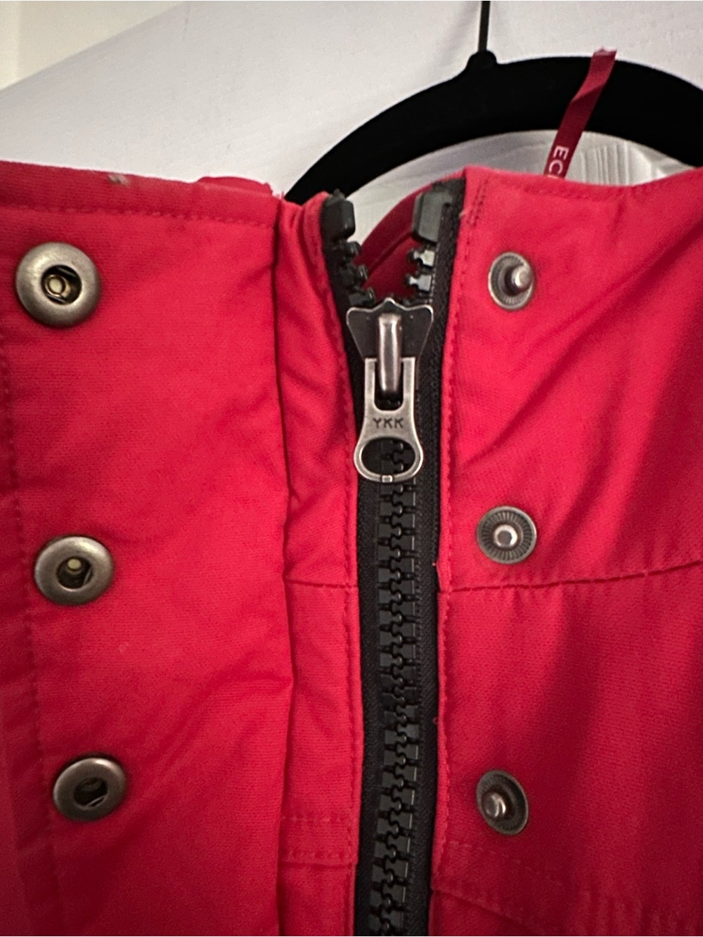 Size S Eckored Women’s Down Winter Parka Coat Red Hooded Jacket - Picture 6 of 10